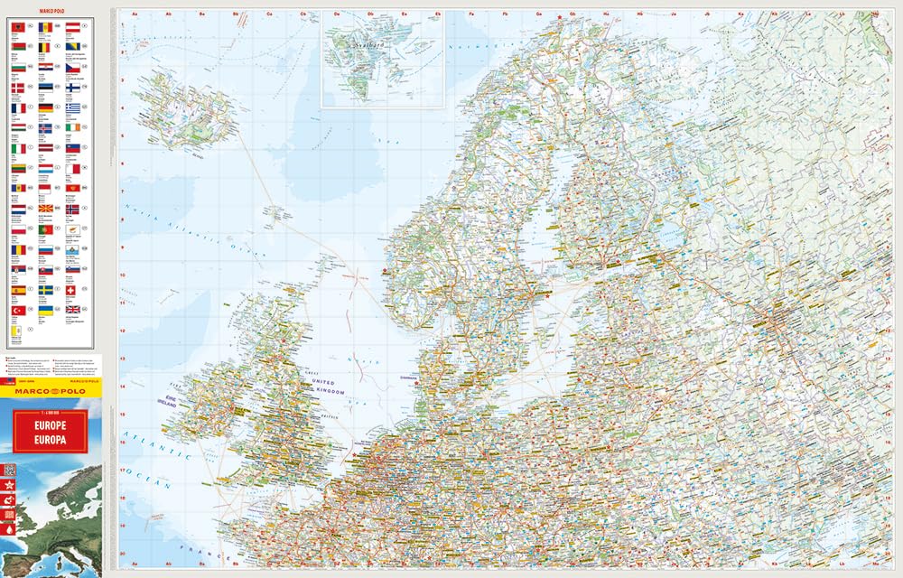 Europe Marco Polo Map