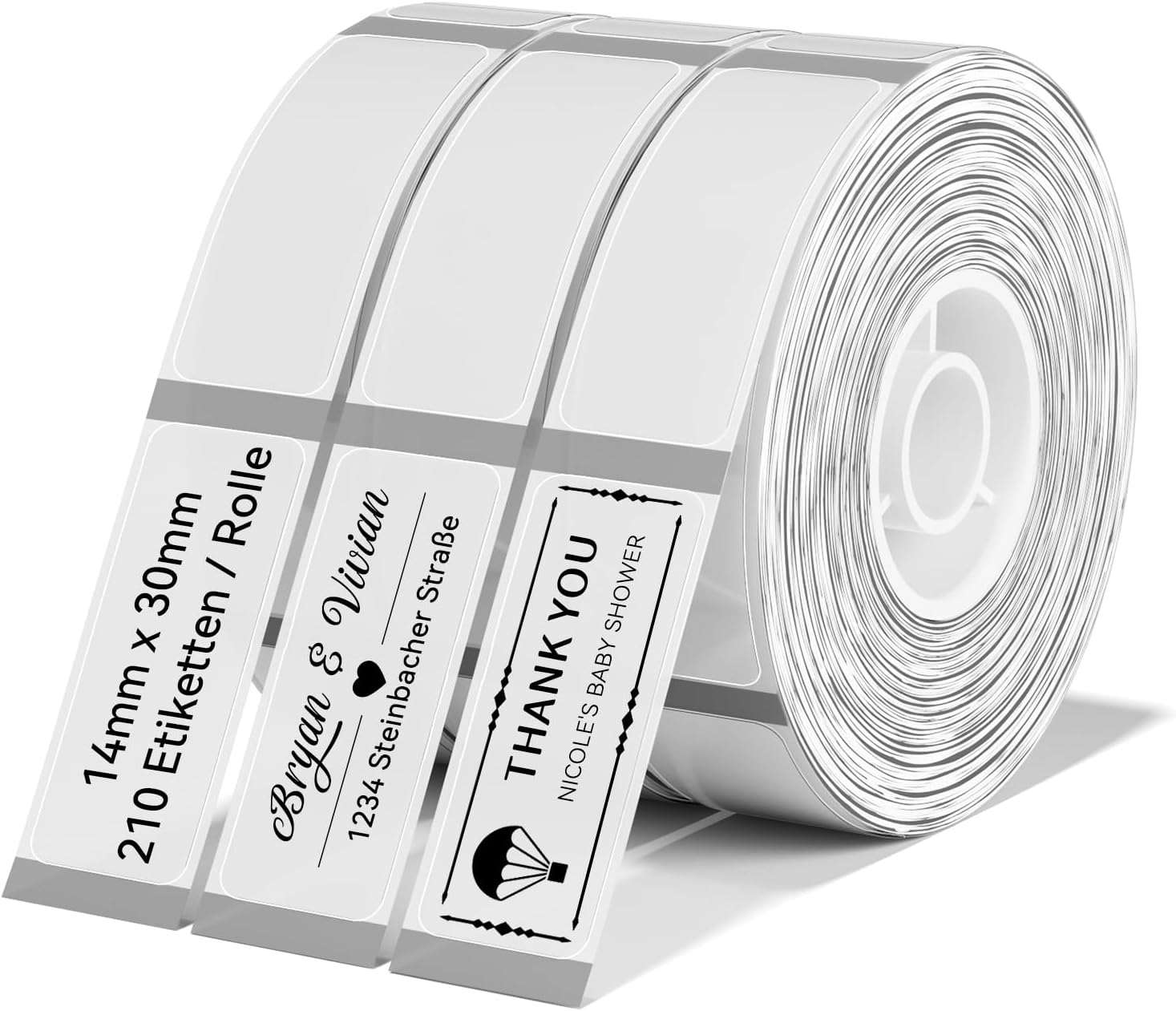 NIIMBOT D11 Label Maker and 4 Rolls Tape Bundle