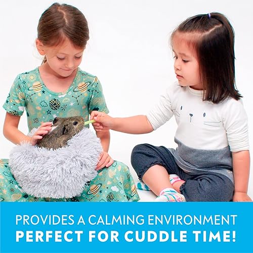 Miniatura 5 de Paw Inspired Cama para mascotas Furr-O para conejillos de indias y otros animales pequeños (gris oscuro)