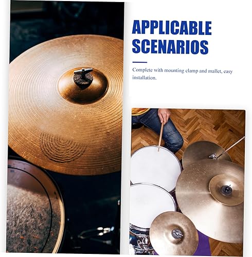 Miniatura 9 de ERINGOGO Accesorio de tambor de percusión latina portátil Abrazadera de campana y mazo para estantes universales