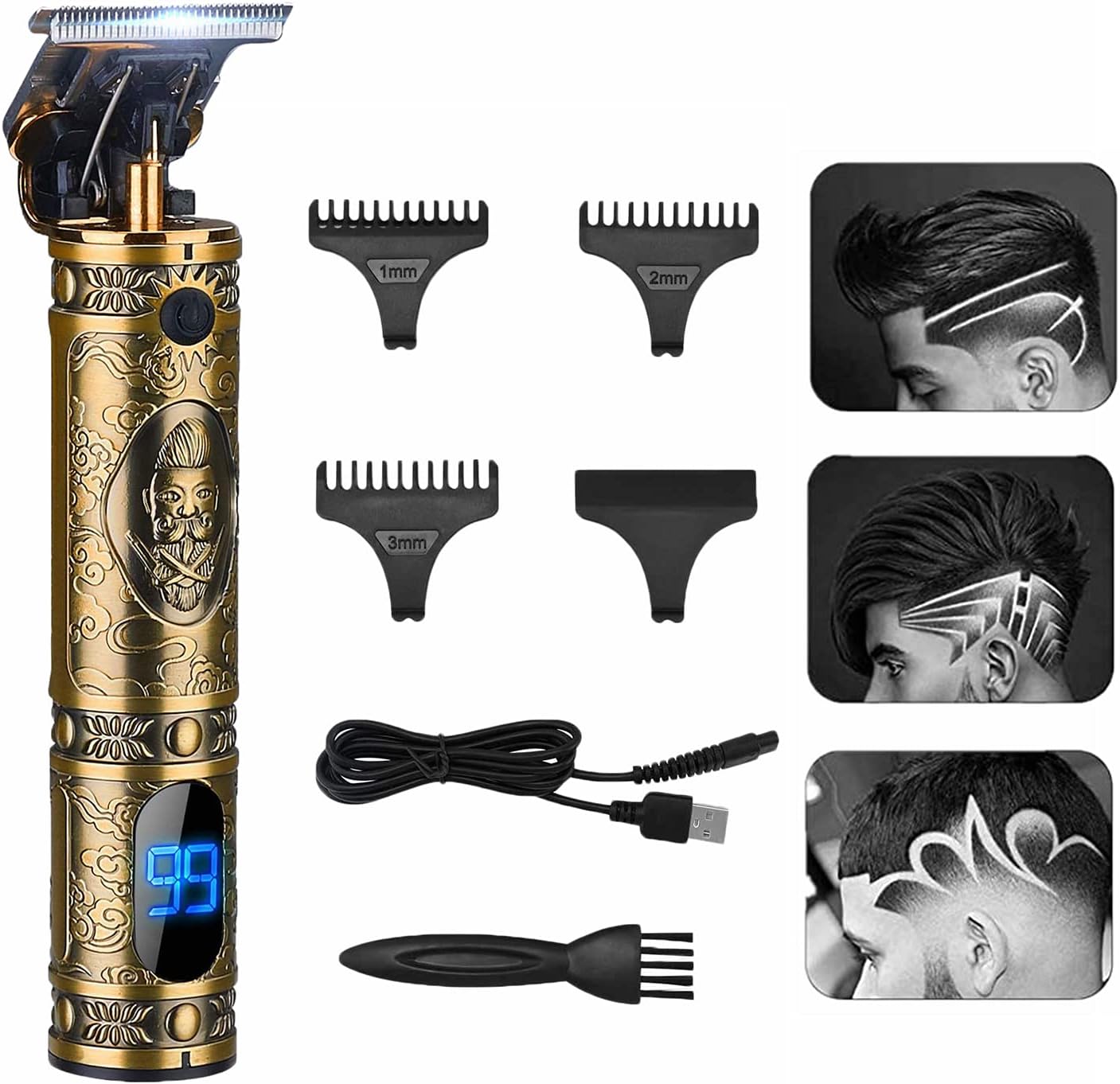 YOUNGBAND Hair Clippers for Men Professional Hair Trimmer