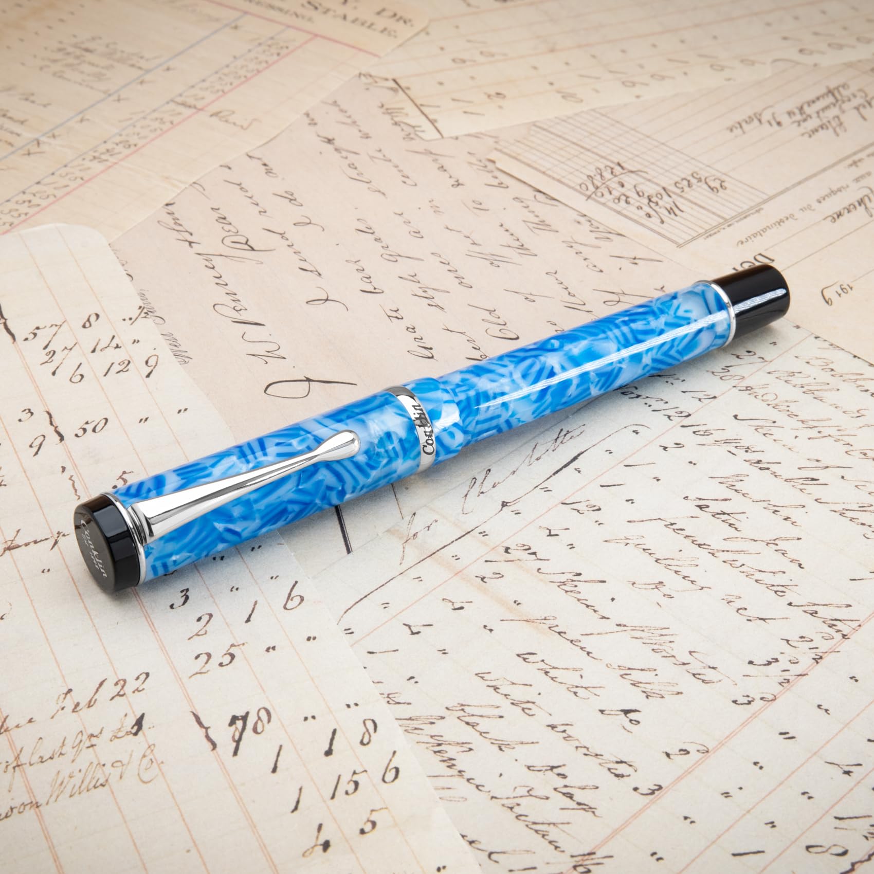Conklin Hielo azul Duragraph pluma estilográfica