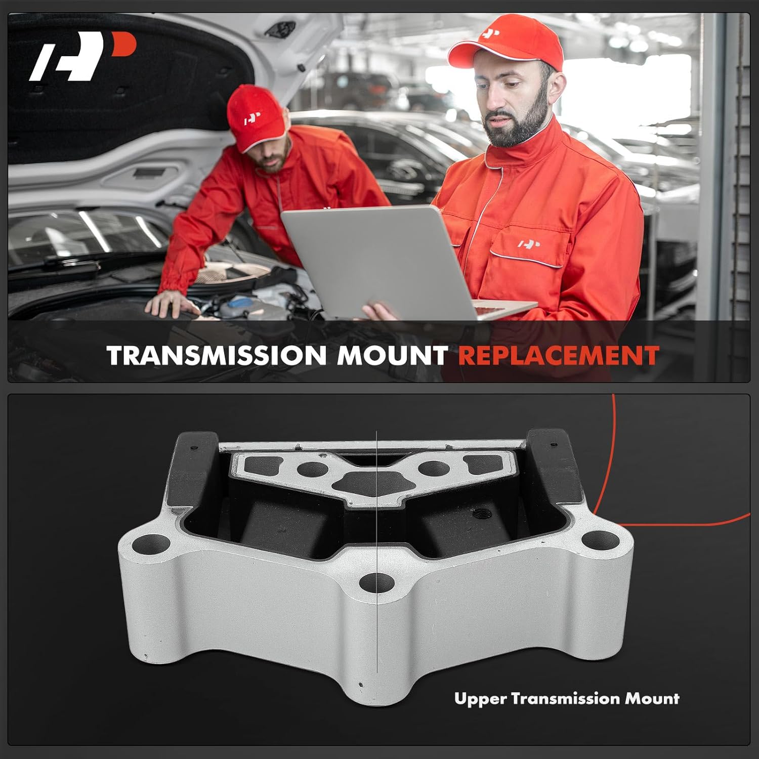 A-Premium Transmission Mount Compatible with Ford Explorer 2020 2021 2022 2023 2.3L, Automatic Transmission, RWD