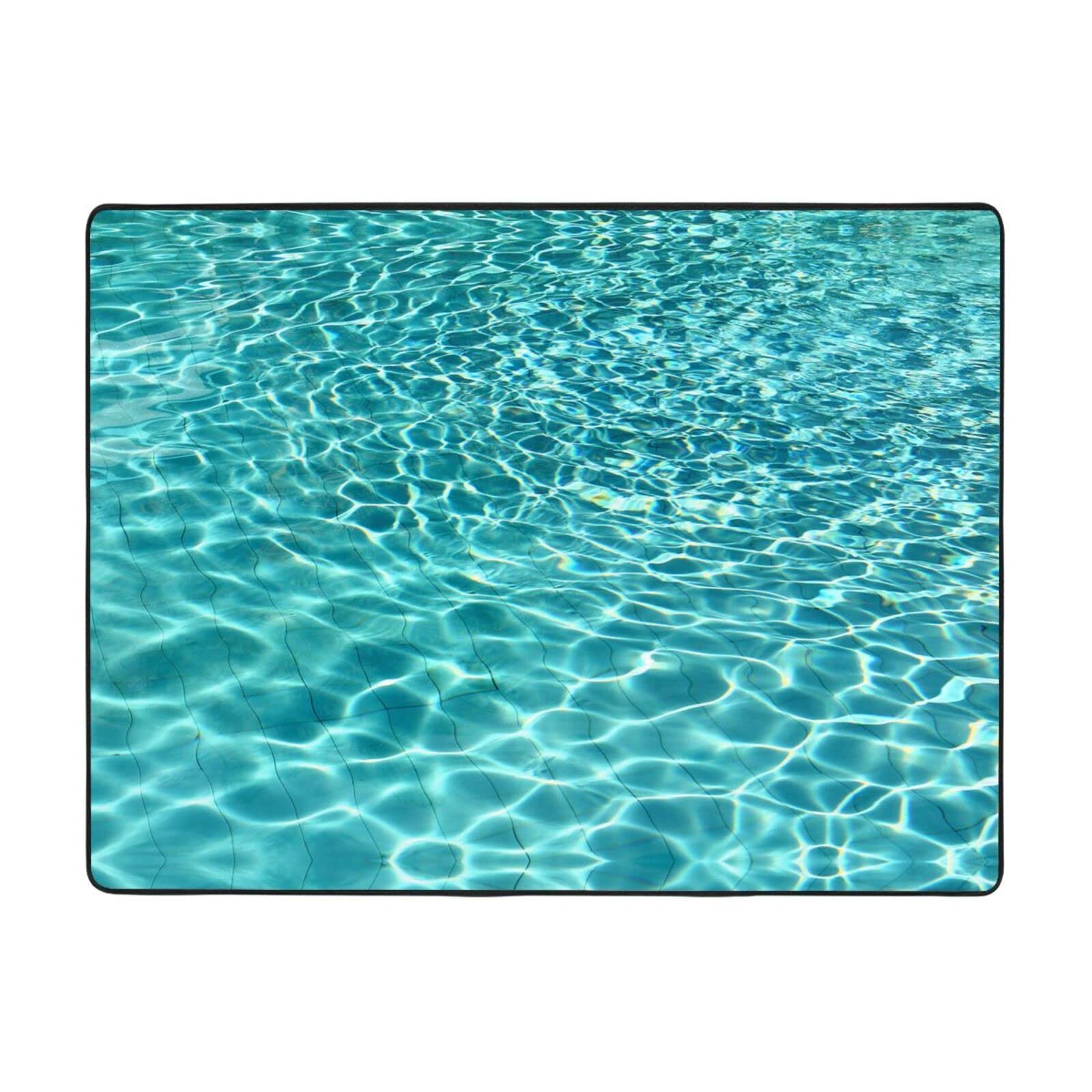 Tapis de sol en flanelle 160x122cm imprimé antidérapant