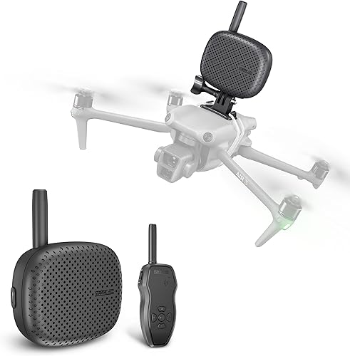 Miniatura 1 de STARTRC Altavoz para dron, megáfono universal portátil, sin interferencias de larga distancia, sin interferencias en tiempo real para DJI Mavic
