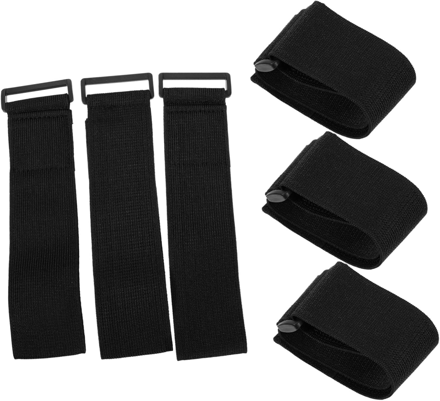 Hemoton 6pcs metal tape bundling belt cable ties adhesive