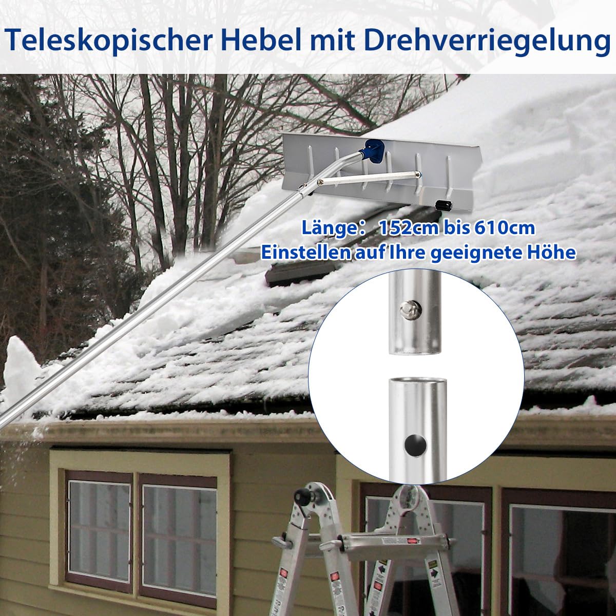 POWERPAC Sneeuwschuif met wielen SCH74-G kopen
