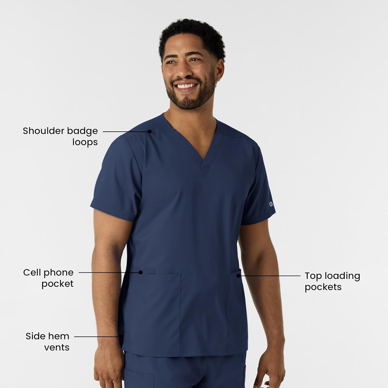 Wink Unisex-Adult Scrub Top - Image 2