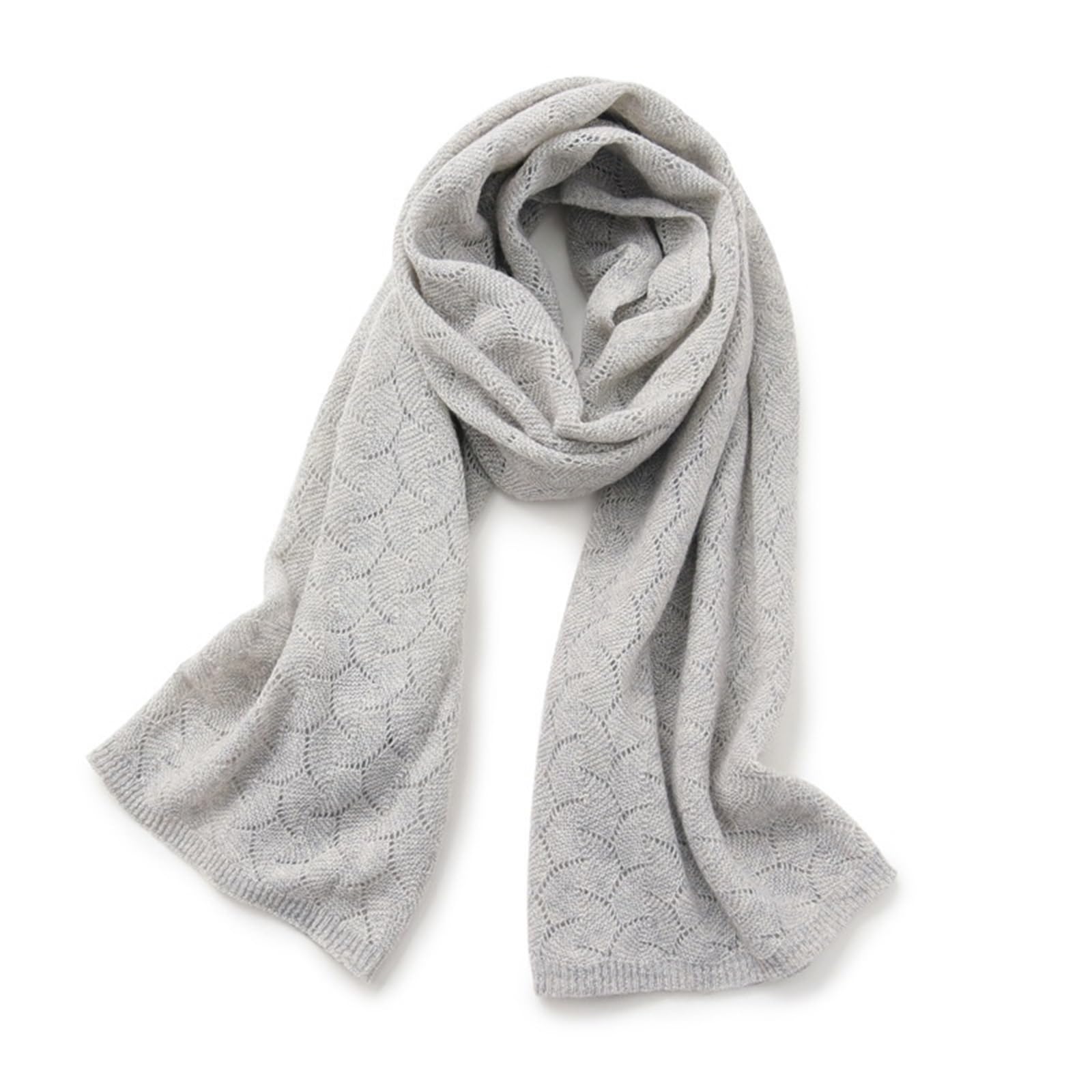 Suaves Chal de cachemir calado reversible, bufanda, calentador cuello for otoño e invierno Vestidos de noche