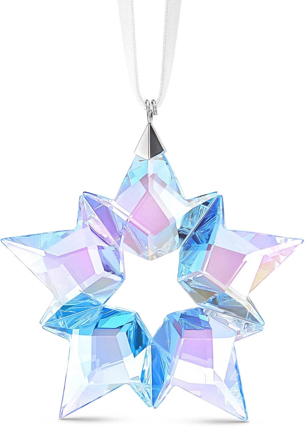 Swarovski Christmas Ornament, 125th Anniversary Engraved Annual Edition 2020, Glass Jar & Star Set image 5