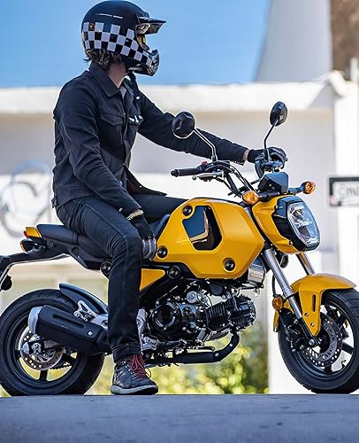 Miniatura 4 de KEMIMOTO Arandelas Verge de colores compatibles con motocicletas Grom 2022, 2023, 2024, juego completo de aluminio, 12 piezas (negro)