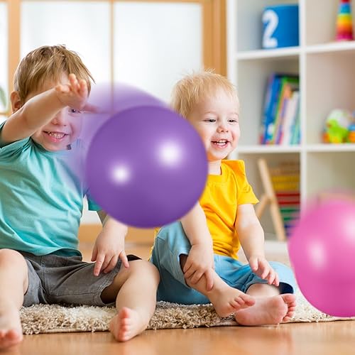 Miniatura 7 de Sotiff 20 unidades de 9 pulgadas de ejercicio de pilates, pelota de terapia de yoga para yoga, estabilidad, barre, estiramiento, postura física,