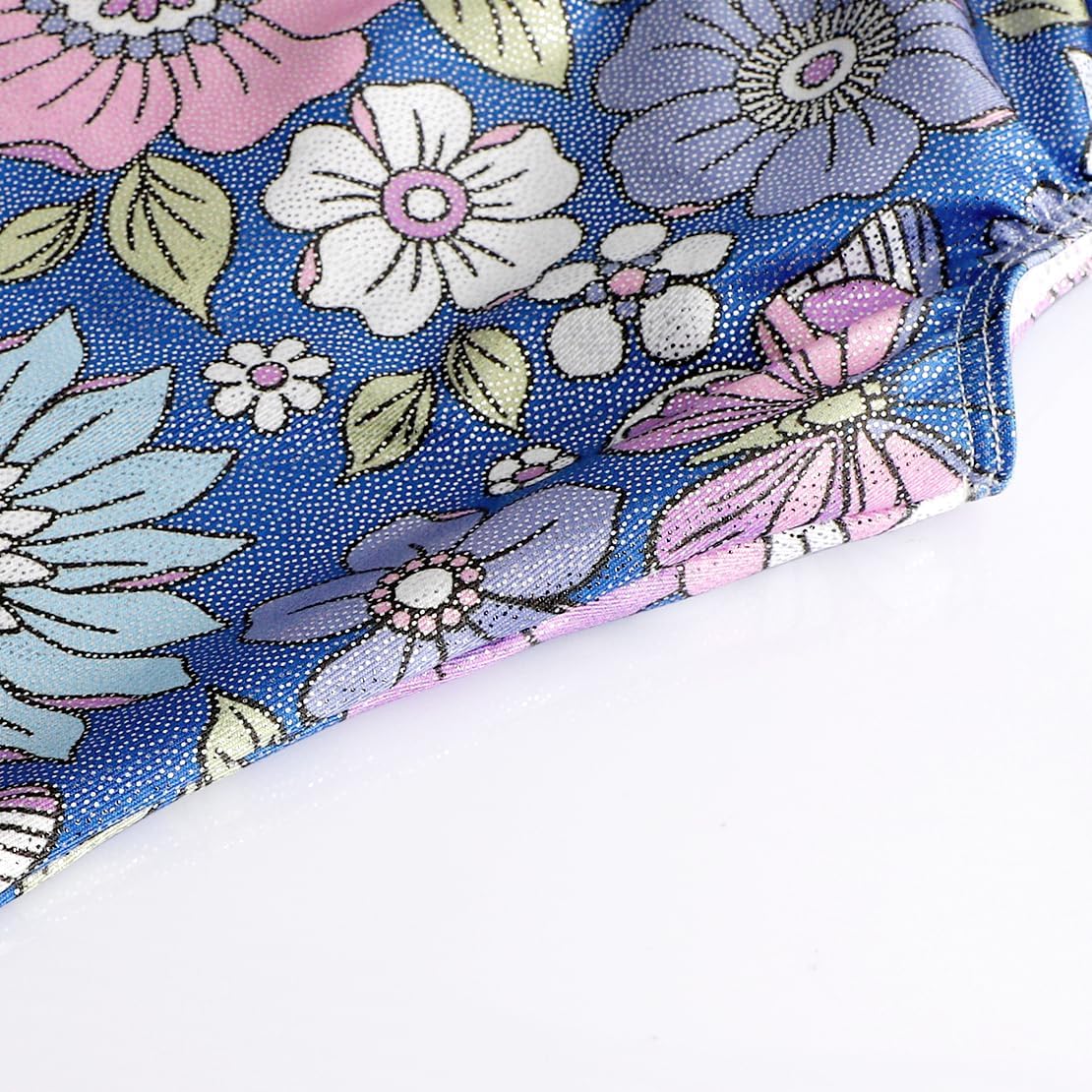 EQSJIU Leotards for Girls Gymnastics Sleeveless Sparkly Toddler Tumbling Outfits Dance Clothes Biketards for Kids 1-10 Years - Image 4