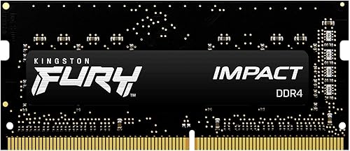 Miniatura 2 de Kingston FURY Impact - Kit de memoria para portátil DDR4 CL20 de 32 GB (2 x 16 GB) 3200 MTs  Intel XMP  AMD Ryzen  Plug n Play  Bajo consumo de