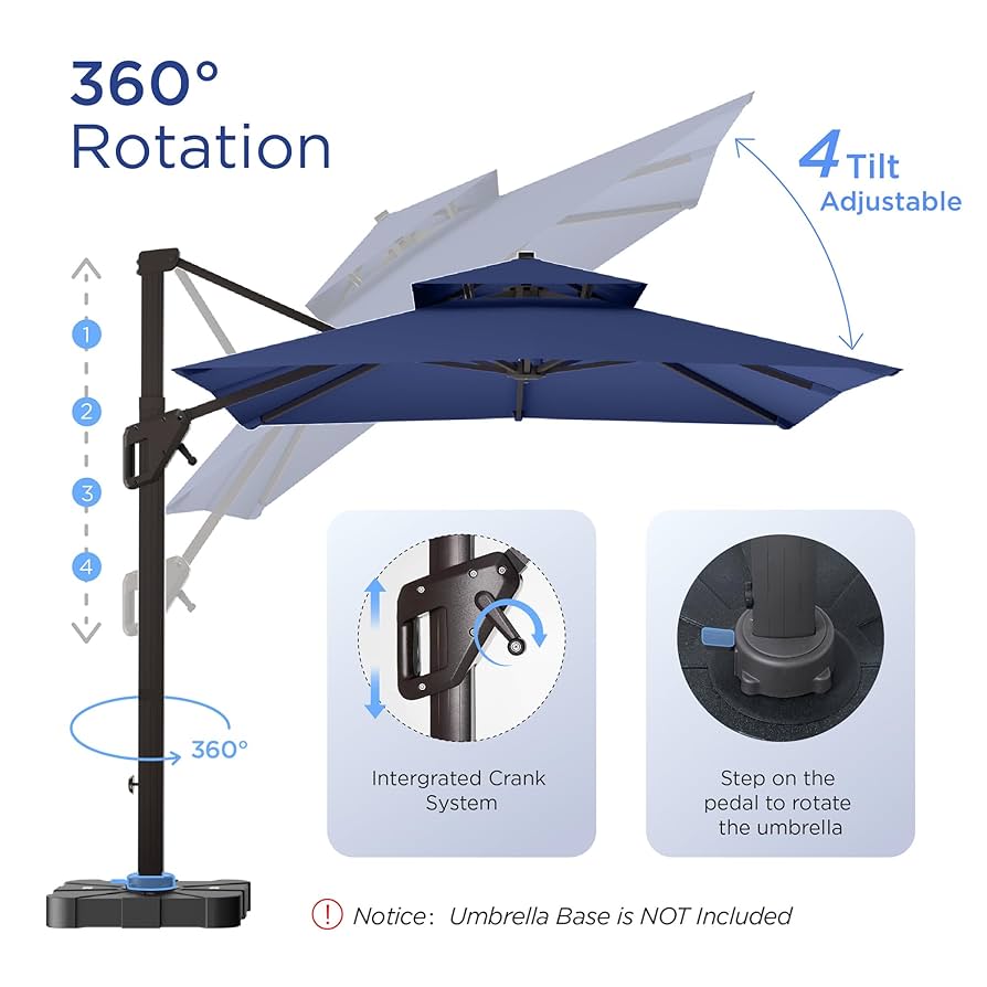 Amazon.com : 10' X 13' Patio Umbrella Outdoor Large