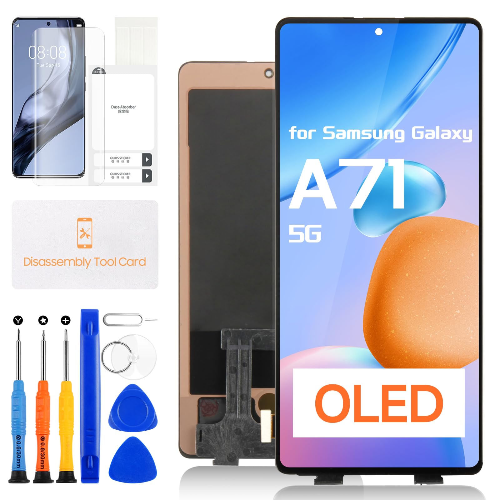 A7101 A7007セット Amazon.com: OLED Screen Replacement for Samsung Galaxy A71 5G SM