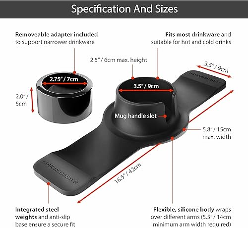 Miniatura 6 de CouchCoaster - El mejor soporte para bebidas para tu sofá