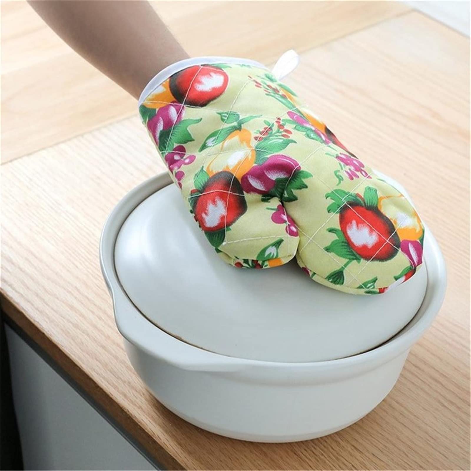 Gants isolants en Coton épais for Four à Micro-Ondes, Protection des Mains, Accessoires de Cuisine