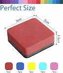 35 Pack Magnetic Whiteboard Erasers, 5 Color Mini Dry Erase Erasers for Classroom, Office, Home & School, Reusable EVA Chalkboard Cleaners, Safe & Efficient for Teachers and Students