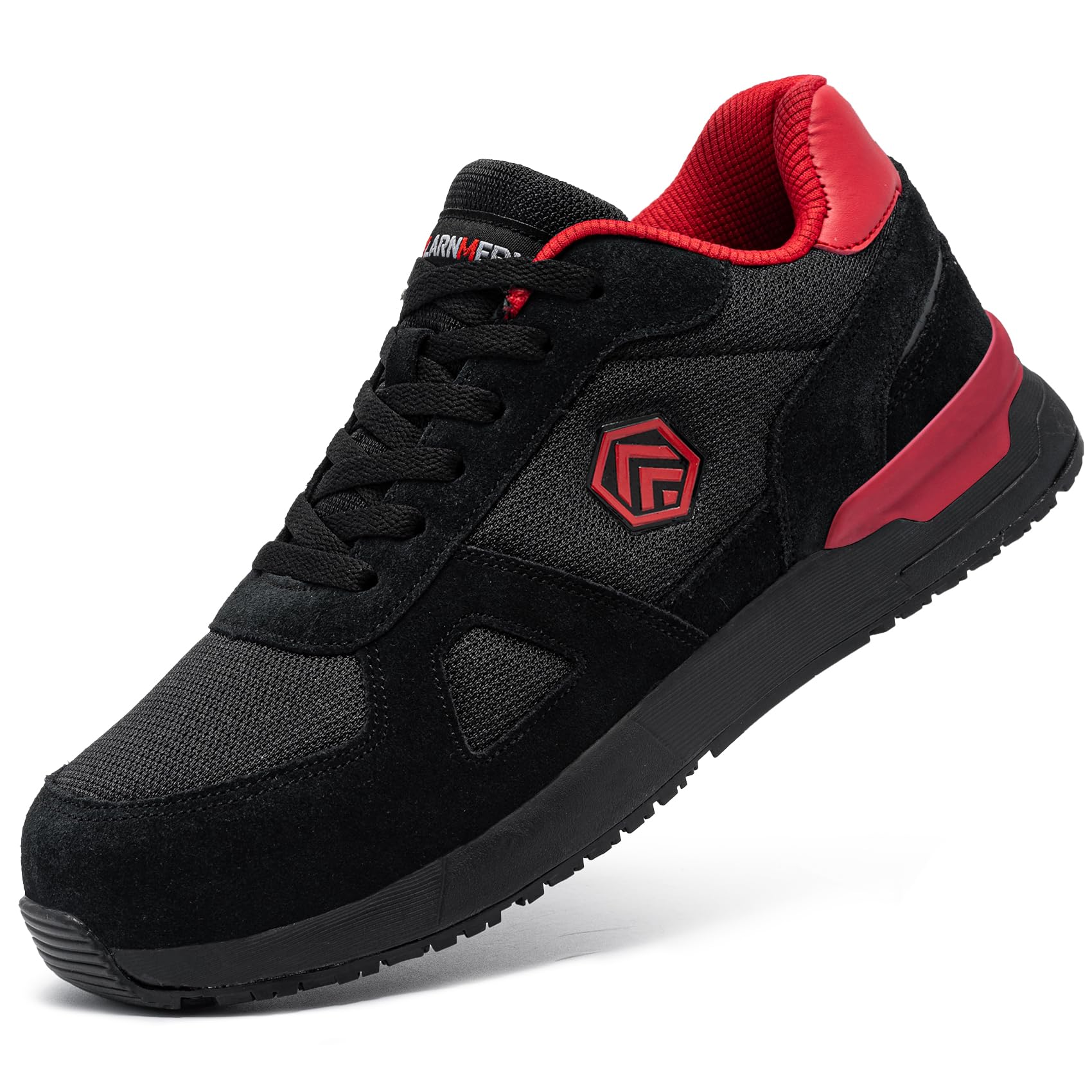 LARNMERN PRO Zapatos de Seguridad Hombre Mujer S1 SRC Anti-Deslizante Zapatos de Trabajo Punta de Acero Zapatillas de Seguridad Ligero Transpirables Calzado de Seguridad — view 14