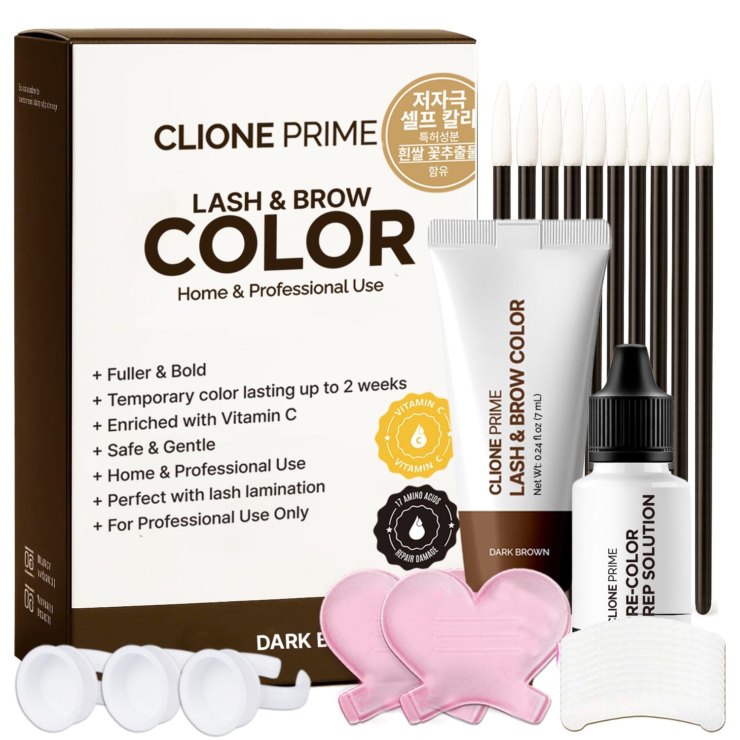 Korean Lash & Brow Color Kit - Temporary Color -1
