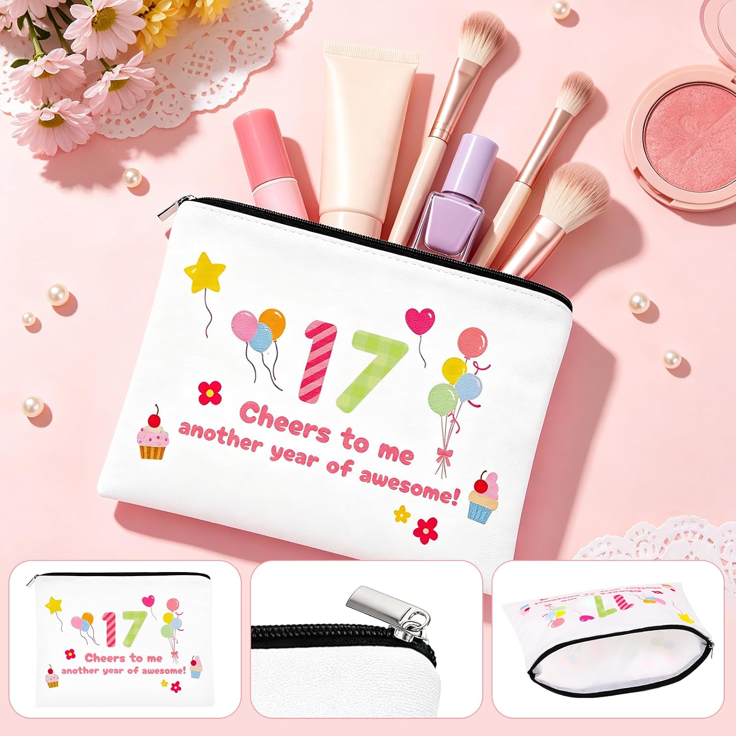 17 Year Old Girl Birthday Gift for 17 Years Old Girls Gifts Trendy Stuff Happy 17th Birthday Gifts for Girls Popular Ten Year Olds Girl Gift Ideas Cute Double Digits Decorations Presents Accessories image 5