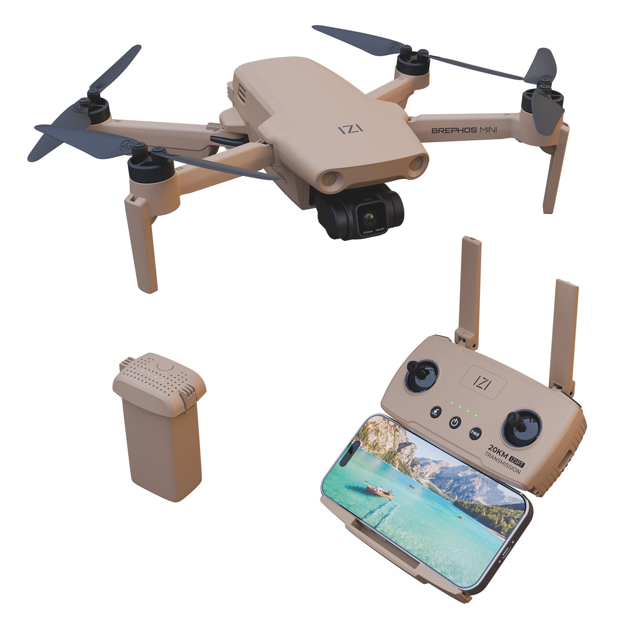 IZI Brephos Mini Nano Drone with 4K HDR Camera - Image 1