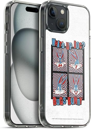 Miniatura 95 de Head Case Designs Funda de gel suave con licencia oficial de Looney Tunes Retro Bugs Bunny compatible con Apple iPhone 11 Pro Max Retro,Blanco y