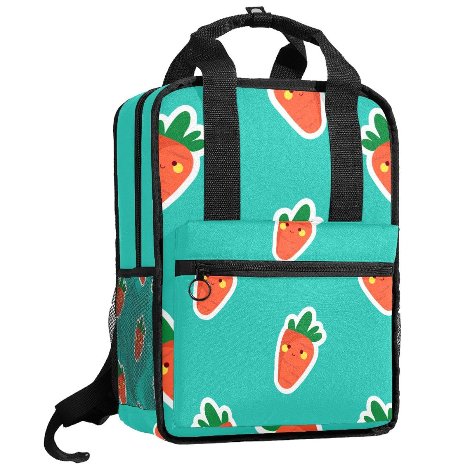 Sac à dos carotte pour garçons multicolore 35cm avec bretelles réglables - 8
