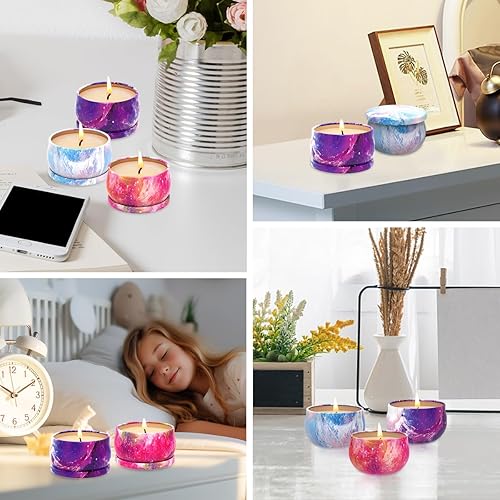 Miniatura 6 de Velas perfumadas para Navidad, paquete de 3 velas perfumadas, velas de aromaterapia de cera de soja para el hogar, regalos de Navidad