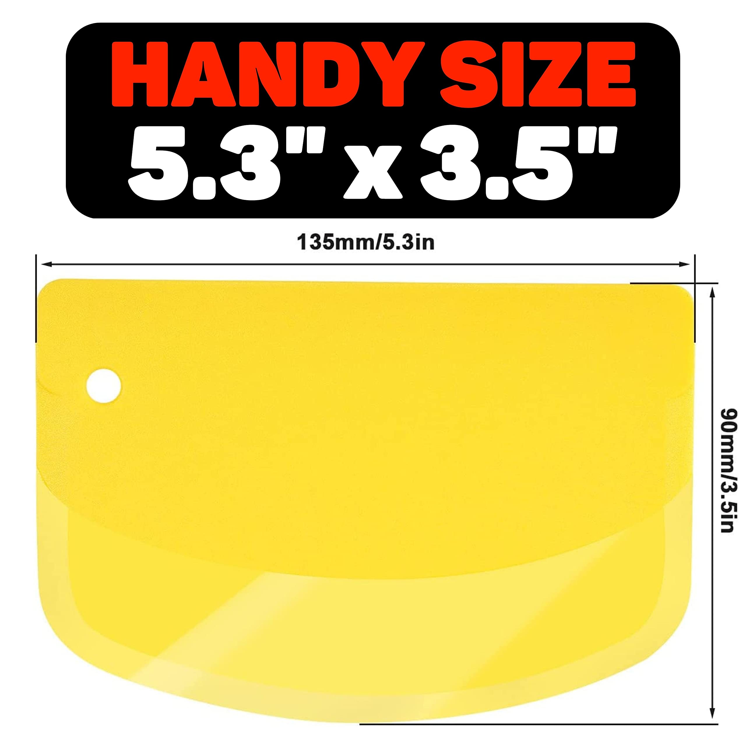 Raschietti Per Impasto SURDOCA - Set 3 Pezzi 12x9.5cm In Plastica PE Senza BPA Per Pasta E Dolci - Foto 7