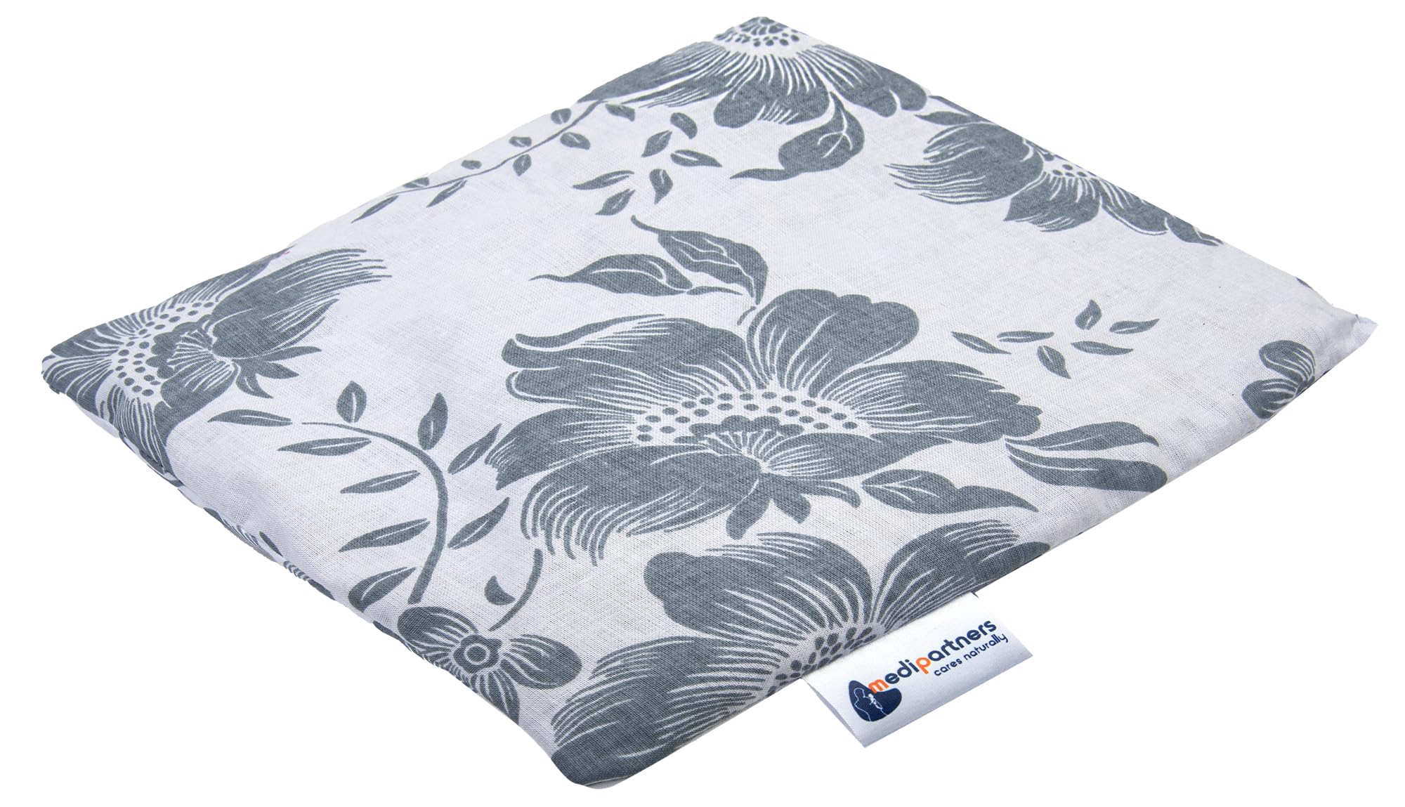 Medi Partners Cherry Stone Cushion Large Heat Pillow 500 g Rectangle 20x25 cm Natural 100% Cotton Heat + Cold Therapy Massage Therapy (Berry)