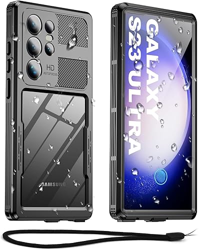 Funda impermeable para Samsung Galaxy S25, compatible con Magsafe IP68 bajo el agua 12 pies a prueba de golpes militar, pantalla integrada y