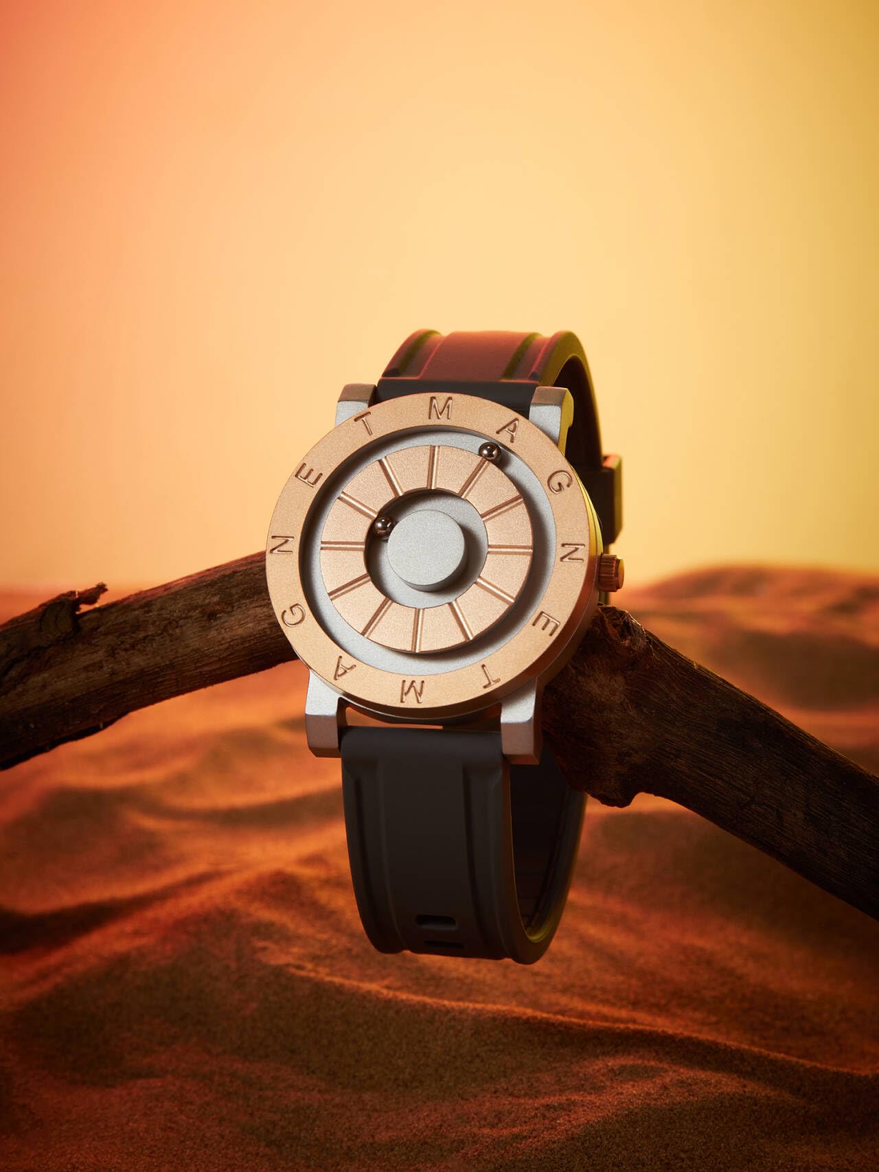 EUTOUR Reloj Hombre Relojes Magnetico Designer Cuarzo Sin Vidrio Rodamiento de Bolas Relojes de Pulsera para Hombres 40mm【2024 Nuevo】