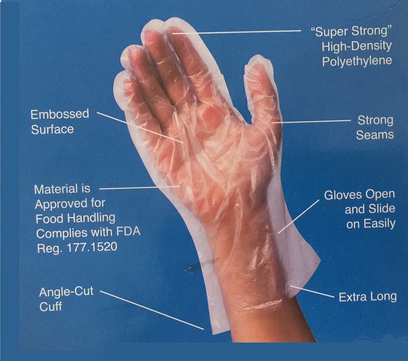 Clean ones Disposable Gloves- 2000 Gloves, 500 Count (Pack of 4)