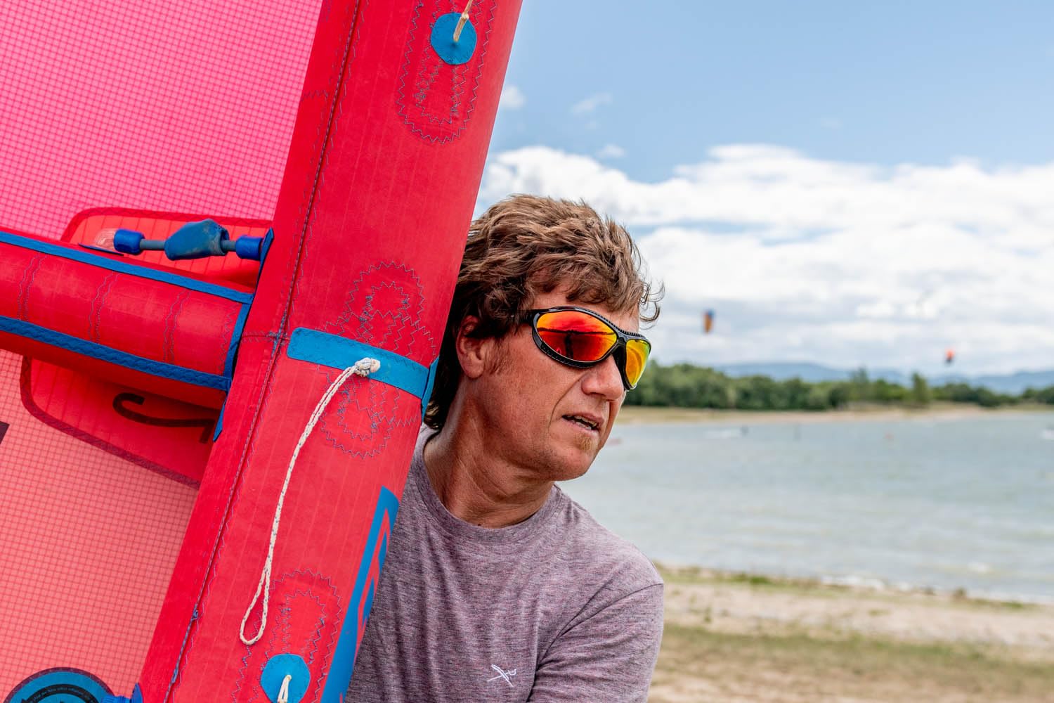 OCEAN TERRA DI FUOCO Occhiali da Sole Galleggianti Sport acquatici Polarizzati Kitesurf Wing Foil