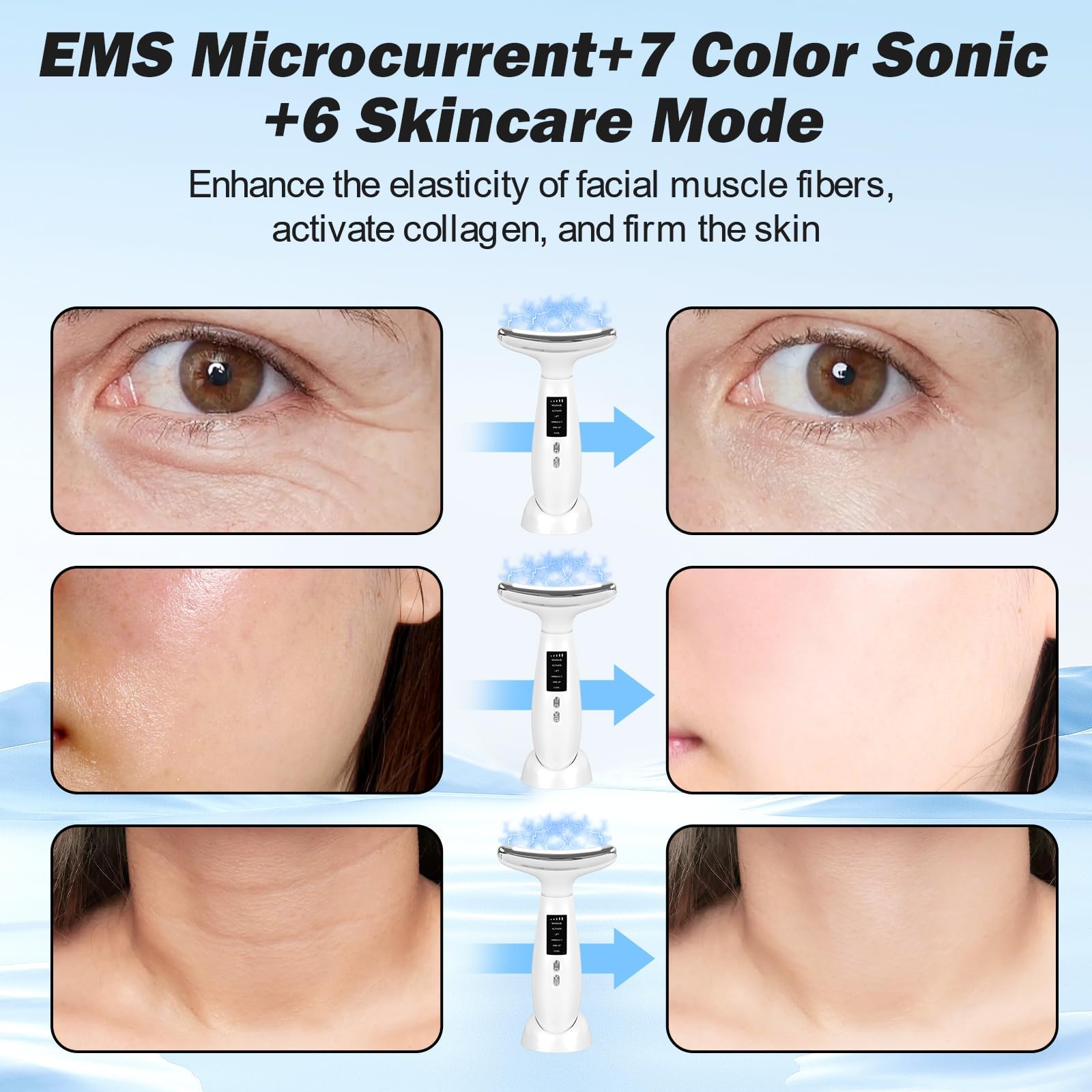 Face Massager Facial Lifting Device, Neck Massager with -5°C