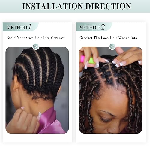 Miniatura 8 de WIGER Extensiones de cabello sintético de ganchillo de color rubio degradado pretrenzado, extensiones de trenzas de ganchillo pretrenzadas de 8
