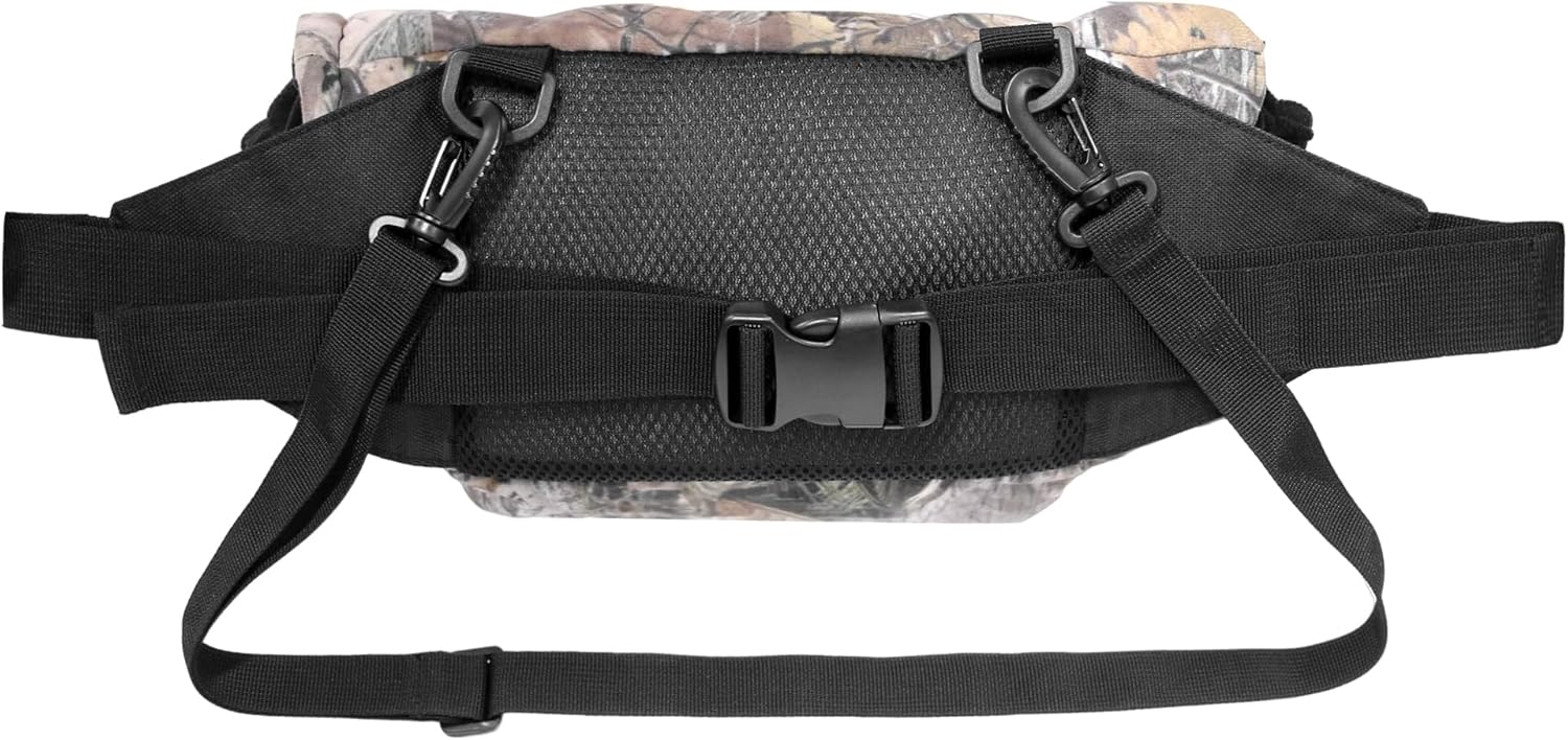 Camo Waist Pack Bag with Handwarmer,Hunting Fanny Pack with Adjustable Belt,Lightweight Hunting Waist Pouch Bag for Winter Outdoor Hiking Climbing Fishing - Image 8