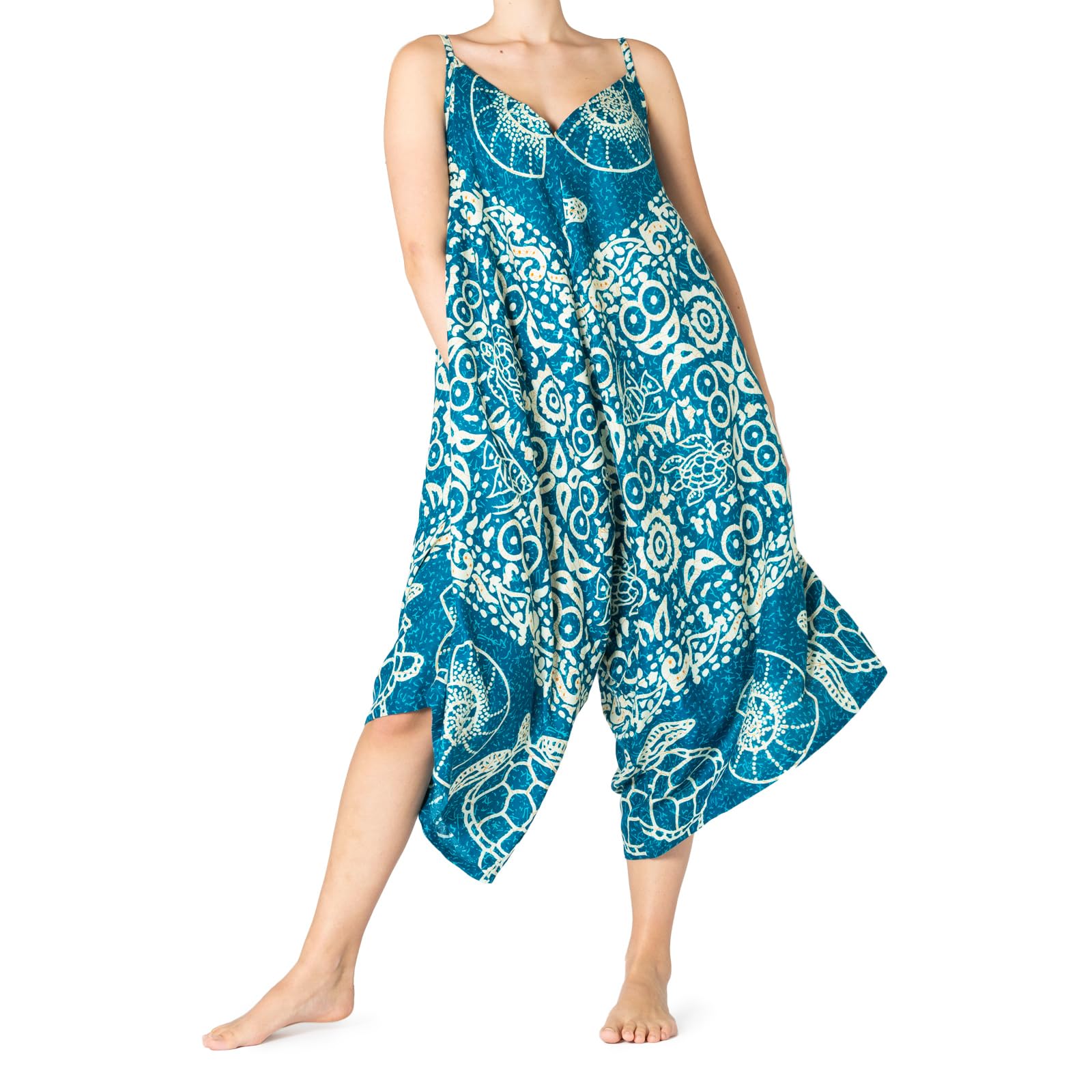 Panasiam Women's Petrol Jumpsuit Atlantic, L