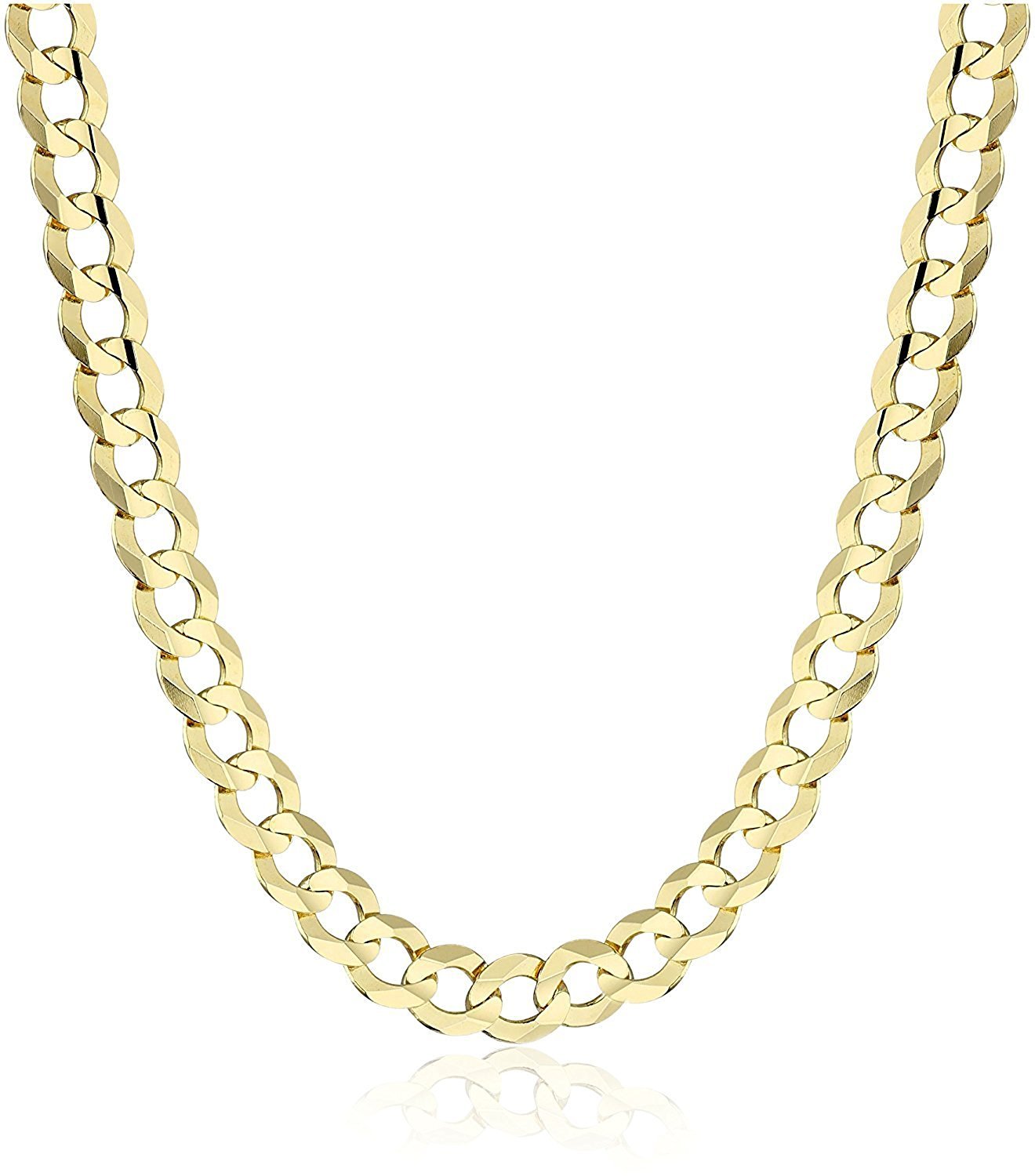 14 Karat / 585 Gold Panzerkette Gelbgold Unisex Kette - Breite 5.50 mm