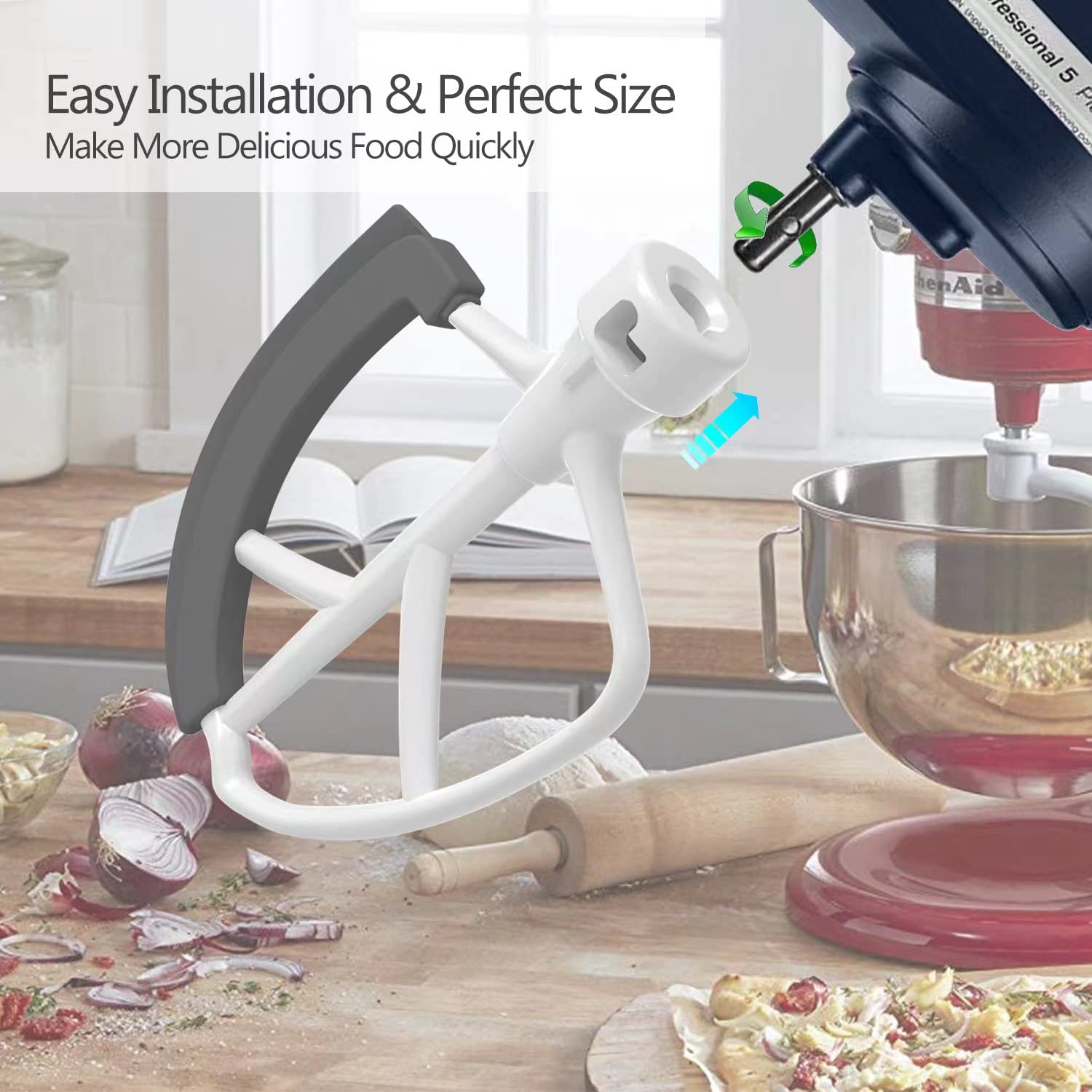 flex edge beater for 5 quart bowl lift mixers