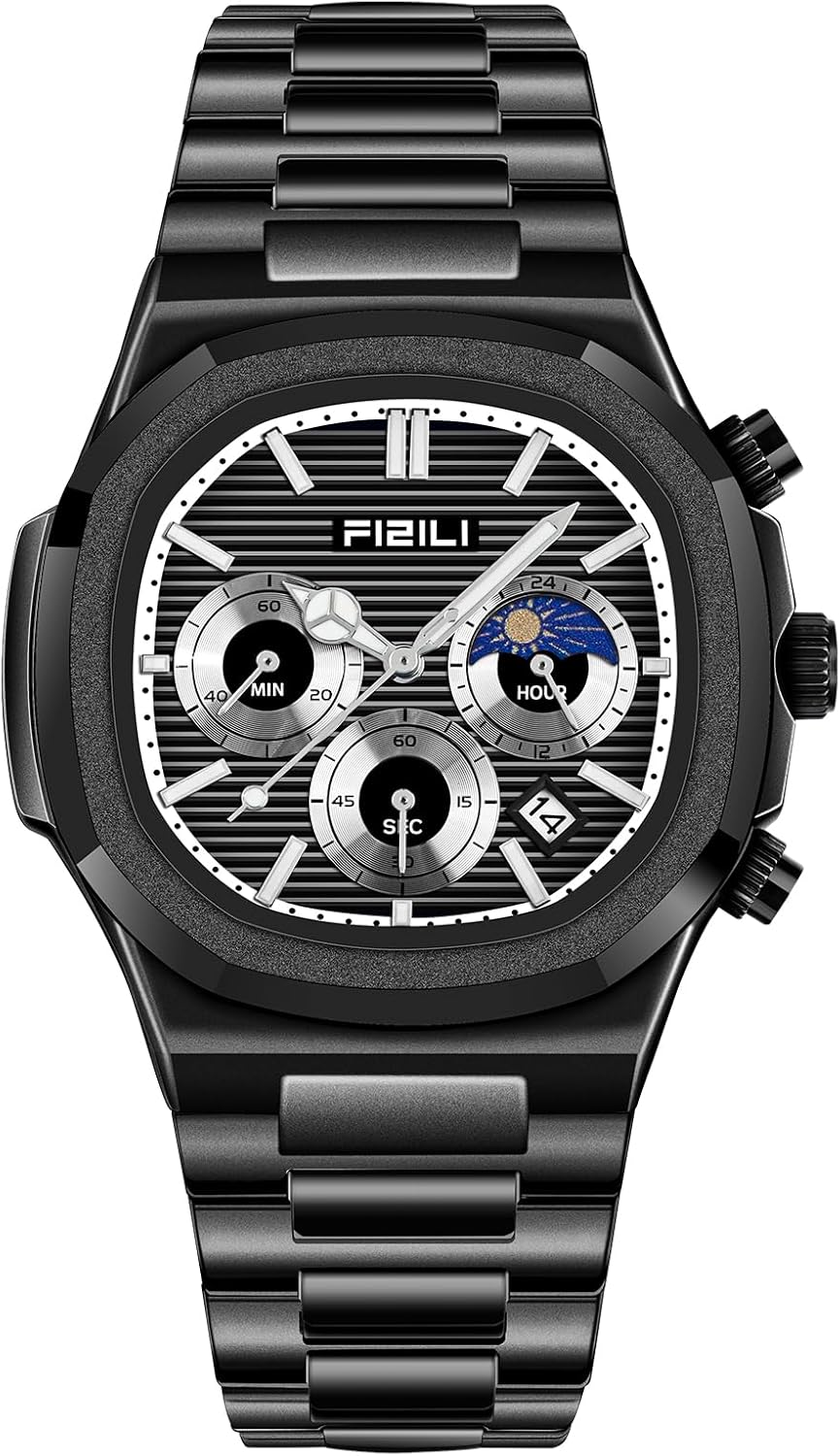 Men’s Fashion Watch Stainless Steel Business Quartz Watches