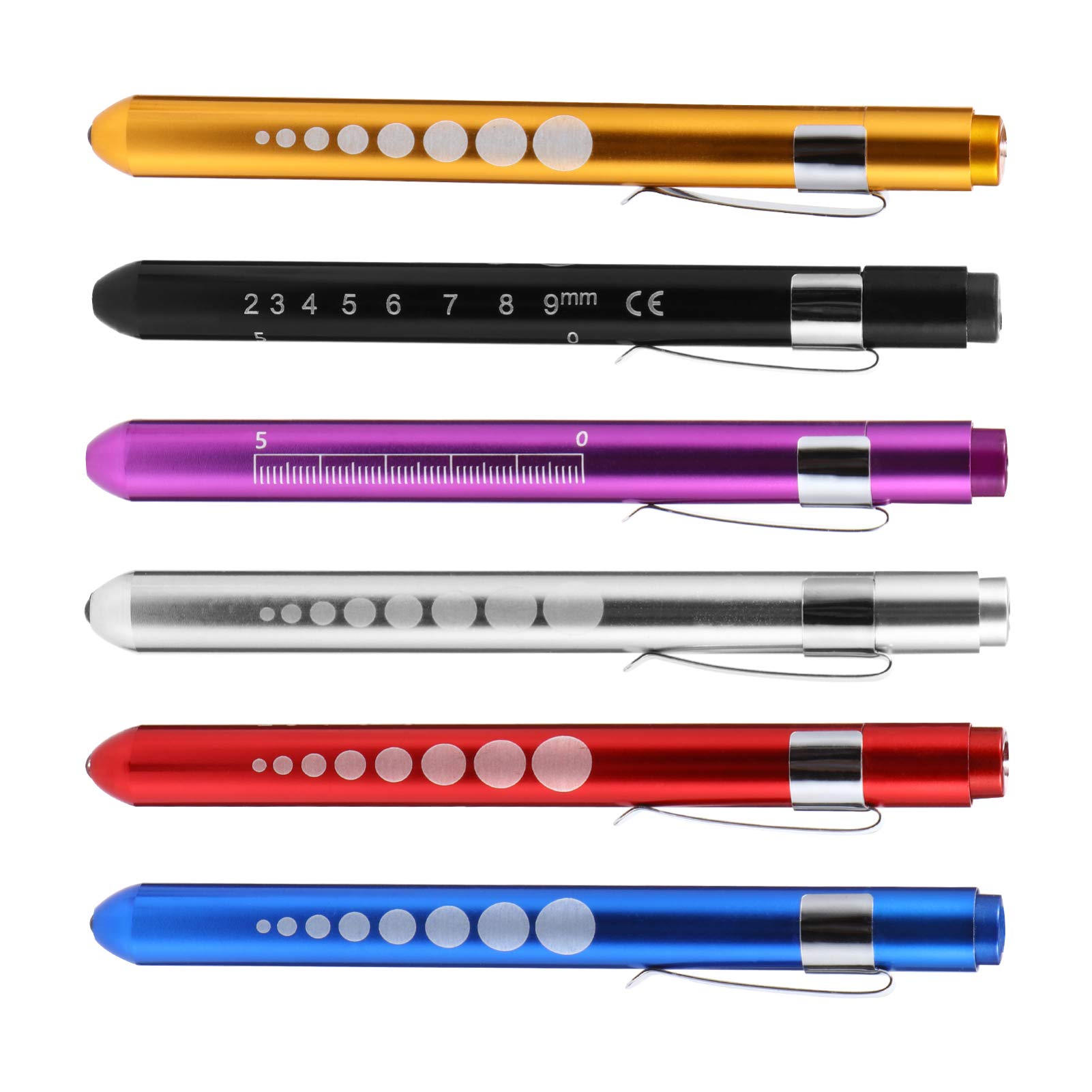 NUOBESTY 18stücke Wiederverwendbare Taschenlampen Mit Gelbem Licht Und Pupillenmessung Für Schüler Und Notfälle Leicht Und Tragbar Für Komfortable Handhabung