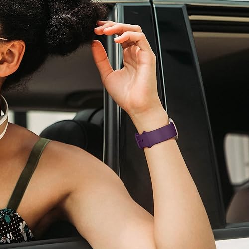 Miniatura 47 de Getino Compatible con Fitbit Sense 2/Sense Bands/Versa 4/Versa 3 bandas para mujeres y hombres, accesorios deportivos de silicona, correa para reloj