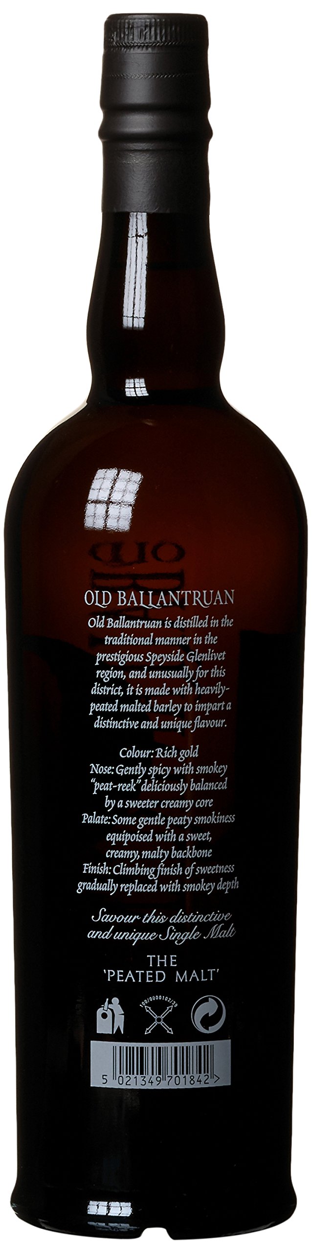Old Ballantruan 10 Años de Edad Whisky Sin Filtro - 700 ml