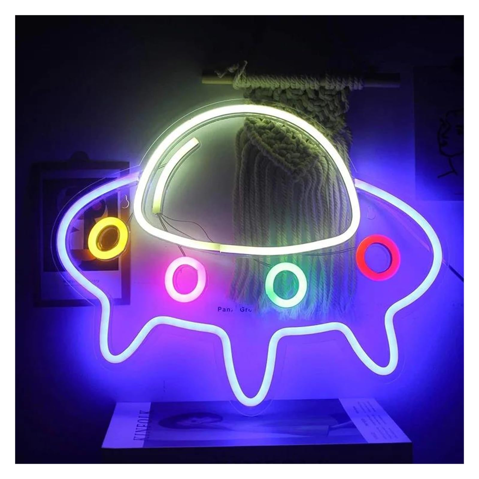Enseigne au néon LED veilleuse pour rassurer les enfants la nuit et décorer leur chambre