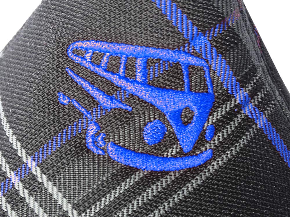 The Tuning-Shop Schaltsack VW Transporter T5 - Tartan Red Mit Stickerei