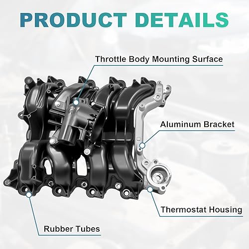 Miniatura 4 de Colector de admisión de motor para Ford E-150 2010 2011 2012 2013 2014 para Ford E-150 2010 2011 2012 2013 2014 para Ford F-150 2009 2010 para 2009