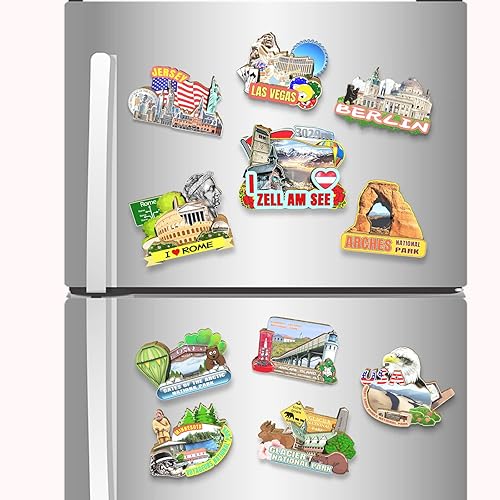 Miniatura 4 de Austria Zell Am See - Imán para nevera, diseño de madera en 3D, para viajes, coleccionables, decoración hecha a mano